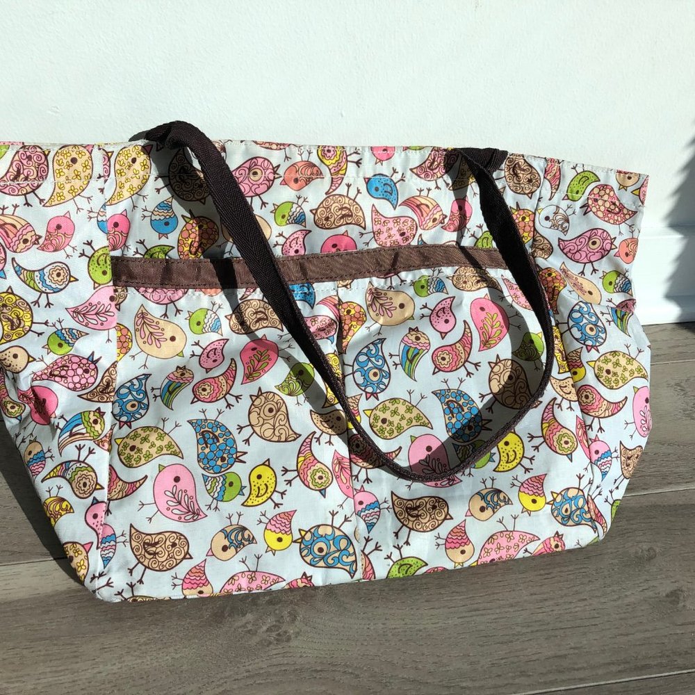Bird Pattern tote bag